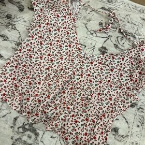Floral Print Women's Top